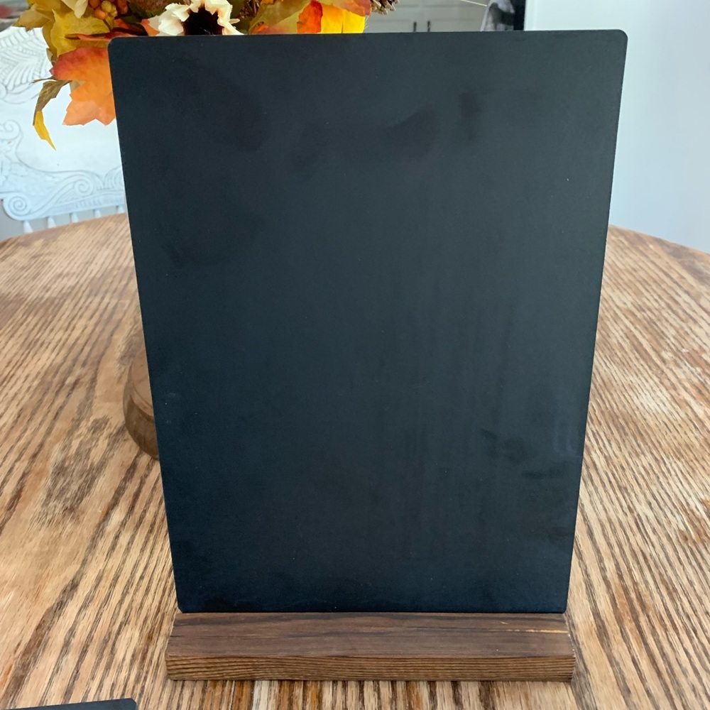 Chalkboard and stand